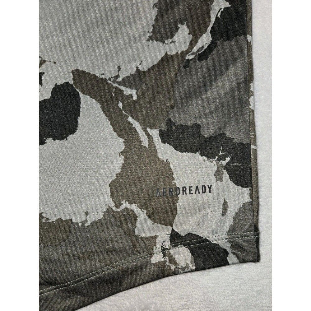 Mens Adidas Performance Fit Short Sleeve Camouflage T Shirt Small Aeroready - Picture 3 of 9